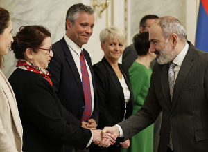 Пашинян принял делегацию во главе с председателем межпарламентской группы дружбы Франция-Армения