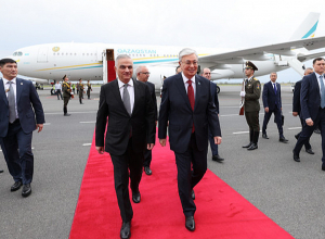 Ղազախստանի Հանրապետության նախագահը պաշտոնական այցով ժամանել է Հայաստանի Հանրապետություն