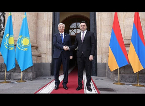 Ալեն Սիմոնյանն ընդունել է Ղազախստանի նախագահ Կասիմ Ժոմարտ Տոկաեւին