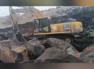 Полиция Амасии обнаружила незаконную добычу полезных ископаемых