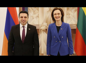 Ալեն Սիմոնյանի գլխավորած պատվիրակությանը Վիլնյուսում ընդունել է Լիտվայի Սեյմի նախագահը