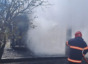 Հրդեհ էլեկտրական ենթակայանում