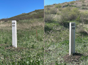 Հայաստան-Ադրբեջան պետական սահմանի Տավուշ-Ղազախ հատվածում տեղադրվեց առաջին սահմանային սյունը