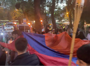 Թբիլիսիում ջահերով երթ է տեղի ունենում Ապրիլի 24-ի նախօրեին