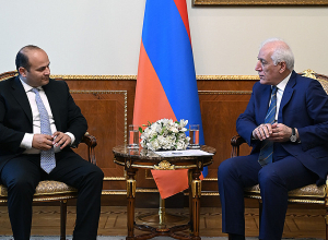 Վահագն Խաչատուրյանն ընդունել է Աշխատանքի և սոցիալական հարցերի նախարար Նարեկ Մկրտչյանին