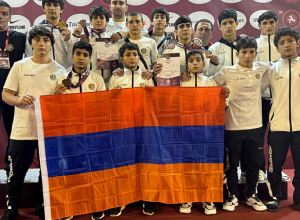 Եղիշե Մոսեսյանը՝ ըմբշամարտի Մ15 տարեկանների Եվրոպայի առաջնության հաղթող