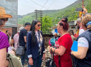 Մեկնարկել է Մարդու իրավունքների պաշտպան Անահիտ Մանասյանի այցը Լոռու մարզի աղետի գոտի
