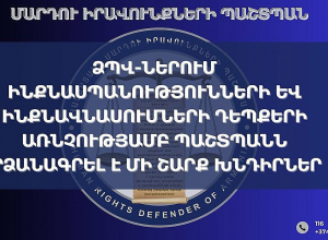 ՁՊՎ-ներում ինքնասպանությունների և ինքնավնասումների դեպքերի առնչությամբ ՄԻՊ-ն արձանագրել է մի շարք խնդիրներ