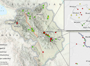 Արբանյակային պատկերները ցույց են տալիս ԼՂ-ի մշակութային ժառանգության լայնածավալ ոչնչացման աճ. Caucasus Heritage Watch