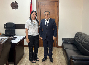 Вы вошли в историю спорта: Карен Гилоян принял чемпионку Европы по тяжёлой атлетике Рипсиме Хуршудян