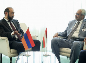 Встреча министра иностранных дел Армении и министра экономики Омана