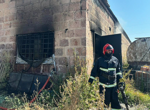 Գյումրիում՝ պենոպլաստի արտադրամասի մոտ,  հրդեհ է բռնկվել