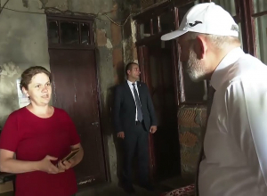 Внеплановая остановка в селе Гергер