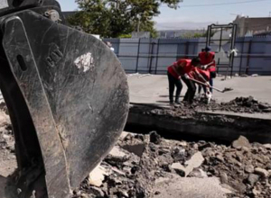 «Գետառ»-ի վրայով անցնող ճանապարհահատվածի փլուզումից հետո մեկնարկել են վերականգնման աշխատանքները