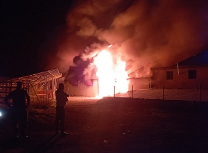 Ծովազարդ գյուղի գազալցակայանի տարածքում գտնվող հացատանը հրդեհ է բռնկվել