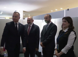 Նիկոլ Փաշինյանը հանդիպում  է ունեցել Լեհաստանի նախագահ Անջեյ Դուդայի հետ