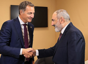 Նիկոլ Փաշինյանը հանդիպում է ունեցել Բելգիայի վարչապետ Ալեքսանդր Դը Քրուի հետ