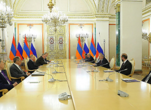 Կրեմլում տեղի է ունեցել Նիկոլ Փաշինյանի և Վլադիմիր Պուտինի հանդիպումը