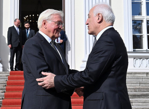 Նախագահ Վահագն Խաչատուրյանը Բեռլինում հանդիպել է Գերմանիայի նախագահ Ֆրանկ Վալտեր Շթայնմայերի հետ