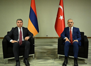 Գնել Սանոսյանը հանդիպում է ունեցել Թուրքիայի տրանսպորտի և ենթակառուցվածքների նախարարի հետ