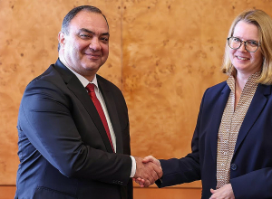 Министр внутренних дел принял Чрезвычайного и Полномочного посла ФРГ в РА