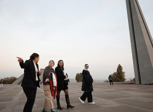 Գրետա Թունբերգն այցելել է Երևանի Հայոց ցեղասպանության հուշահամալիր