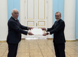 Նախագահ Վահագն Խաչատուրյանին իր հավատարմագրերն է հանձնել Հայաստանում Իսպանիայի նորանշանակ դեսպանը