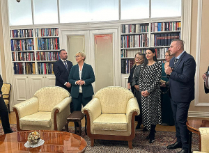 Անահիտ Մանասյանը մասնակցել է Սլովենիայի նախագահի անունից նախագահական պալատում կազմակերպված պաշտոնական ընդունելությանը