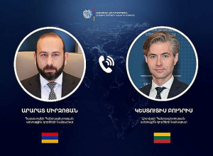 Արարատ Միրզոյանը հեռախոսազրույց է ունեցել Լիտվայի ԱԳ նախարարի հետ