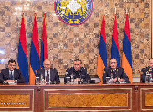 ՀՀ քննչական կոմիտեի նախագահ Արթուր Պողոսյանը Կոմիտեի անձնակազմին է ներկայացրել նորանշանակ տեղակալներին