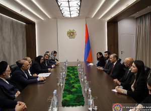 ՀՀ ԱԽ քարտուղարն ընդունել է Իրանի Մեջլիսի Իրան-Հայաստան բարեկամական խմբի ղեկավարի գլխավորած պատվիրակությանը