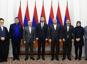 Рубен Рубинян принял делегацию группы дружбы Иран-Армения Меджлиса ИРИ