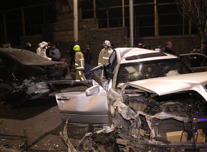 Մյասնիկյան պողոտայում 7 մեքենա է բախվել