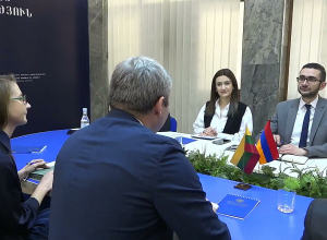 Заместитель министра внутренних дел принял делегацию МИД Литвы