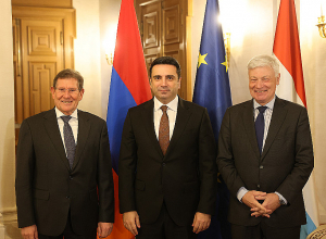 Ален Симонян встретился с председателем Палаты депутатов Люксембурга