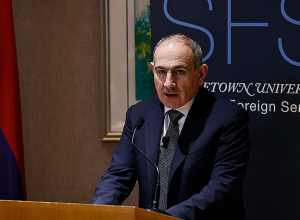 Пашинян прочитал лекцию в Джорджтаунском университете