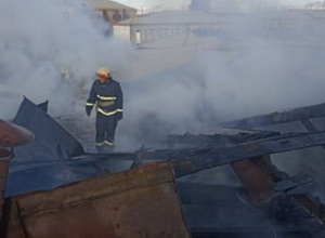 Հրդեհ է բռնկվել մարզադպրոցի տանիքում