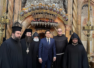 ԱՄՆ պետքարտուղար Մարկո Ռուբիոն Երուսաղեմում այցելել է Սուրբ Հարության տաճար