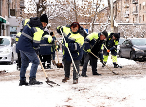 Երևանում ձնամաքրման աշխատանքները շարունակվում են․ քաղաքապետարան