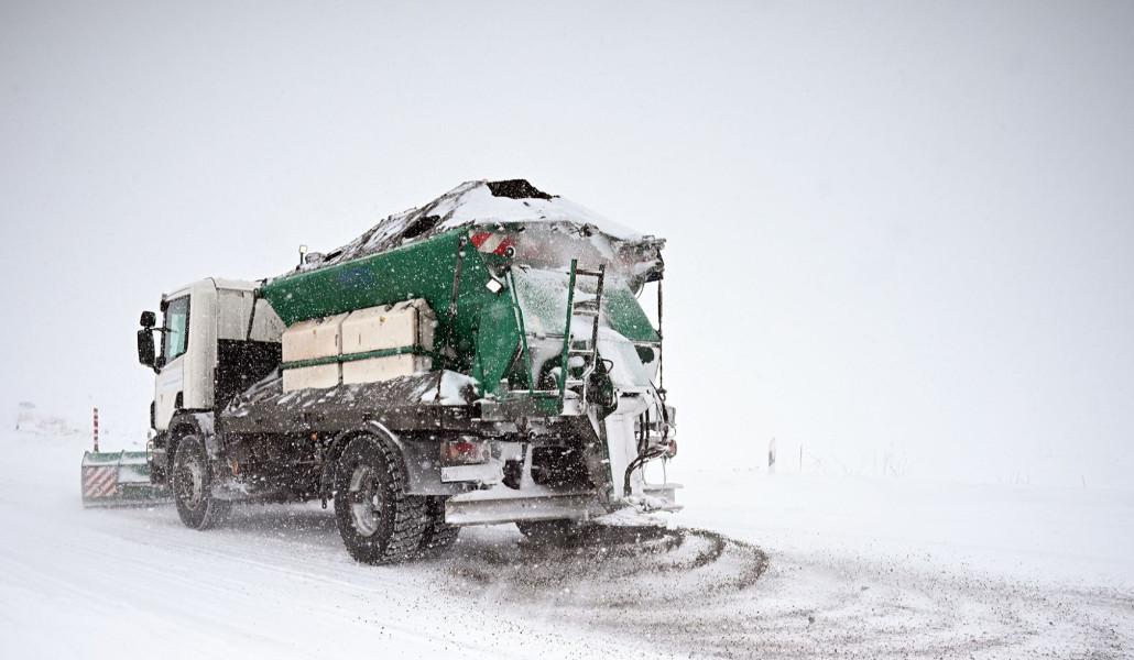 ձյուն, ճանապարհ