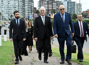 Հանրապետության նախագահը Մոնտեվիդեոյում հարգանքի տուրք է մատուցել Ցեղասպանության զոհերի հիշատակին