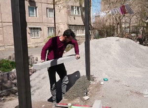 Շենգավիթ վարչական շրջանում մեկնարկել է բակային բարեկարգումը