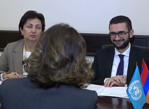 ՆԳ նախարարի տեղակալն ընդունել է ՄԱԿ ՓԳՀ պատվիրակությանը