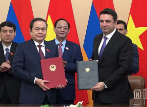 Ալեն Սիմոնյանն ընդունել է Վիետնամի Ազգային ժողովի նախագահ Չան Թան Մանի գլխավորած պատվիրակությանը