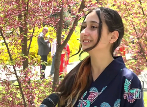 ԱԺ այգում նշվել է ճապոնական «Հանամի» տոնը