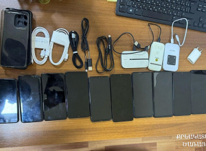 «Արմավիր» ՔԿՀ բերված սառնարանից հայտնաբերվել են 14 բջջային հեռախոս և այլ արգելված իրեր