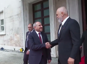 Տիրանայում վարչապետ Փաշինյանը հանդիպում է ունեցել Ալբանիայի վարչապետ Էդի Ռամայի հետ