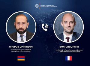 Արարատ Միրզոյանը հեռախոսազրույց է ունեցել Ֆրանսիայի արտաքին գործերի նախարարի հետ