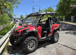 Ծաղկաձորում «Bagi» կվադրոցիկլը կողաշրջվել է. կա 2 զոհ, 2 վիրավոր