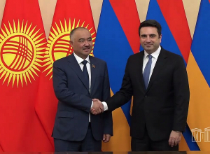 Ալեն Սիմոնյանն ընդունել է Ղրղզստանի խորհրդարանի նախագ